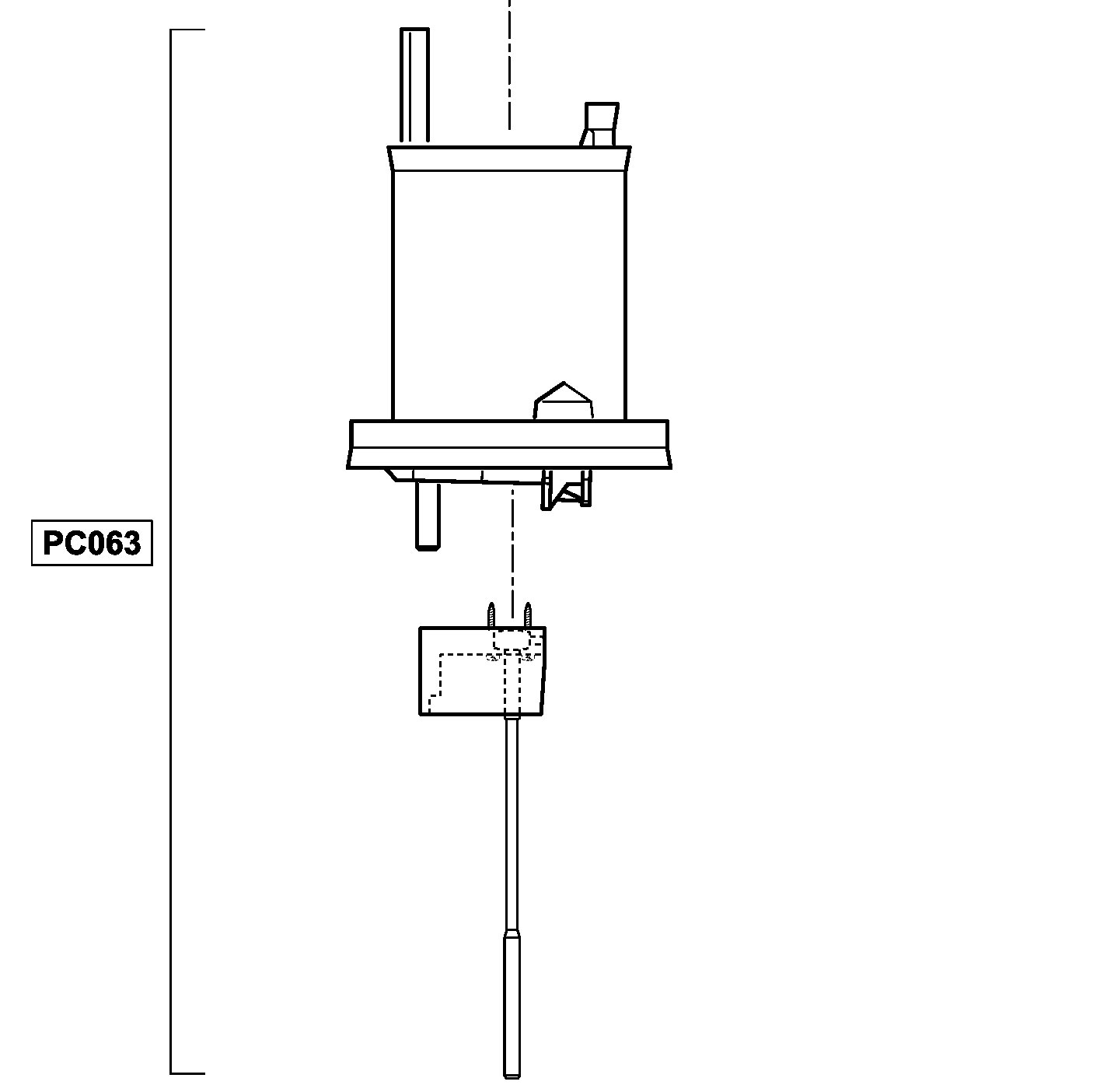 PC063VT - subassembly motor in VF for D45RE3000