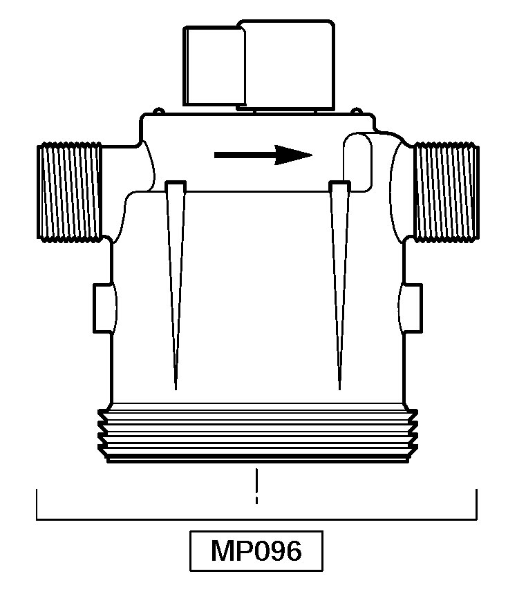 MP096 - upper housing part for Dosatron D45 series