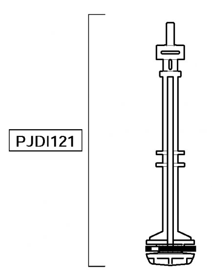 PJDI121VF - Sub-assembly kit plunger complete with seal in VF version