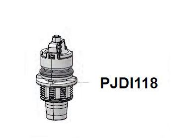 PJDI118VF - subassembly kit suction valve in VF execution