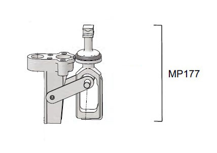 MP177VF - kit tipping device in VF D25 series