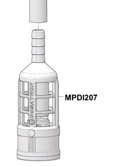 MPDI207 - Dosatron partial kit suction filter 8 x 12mm