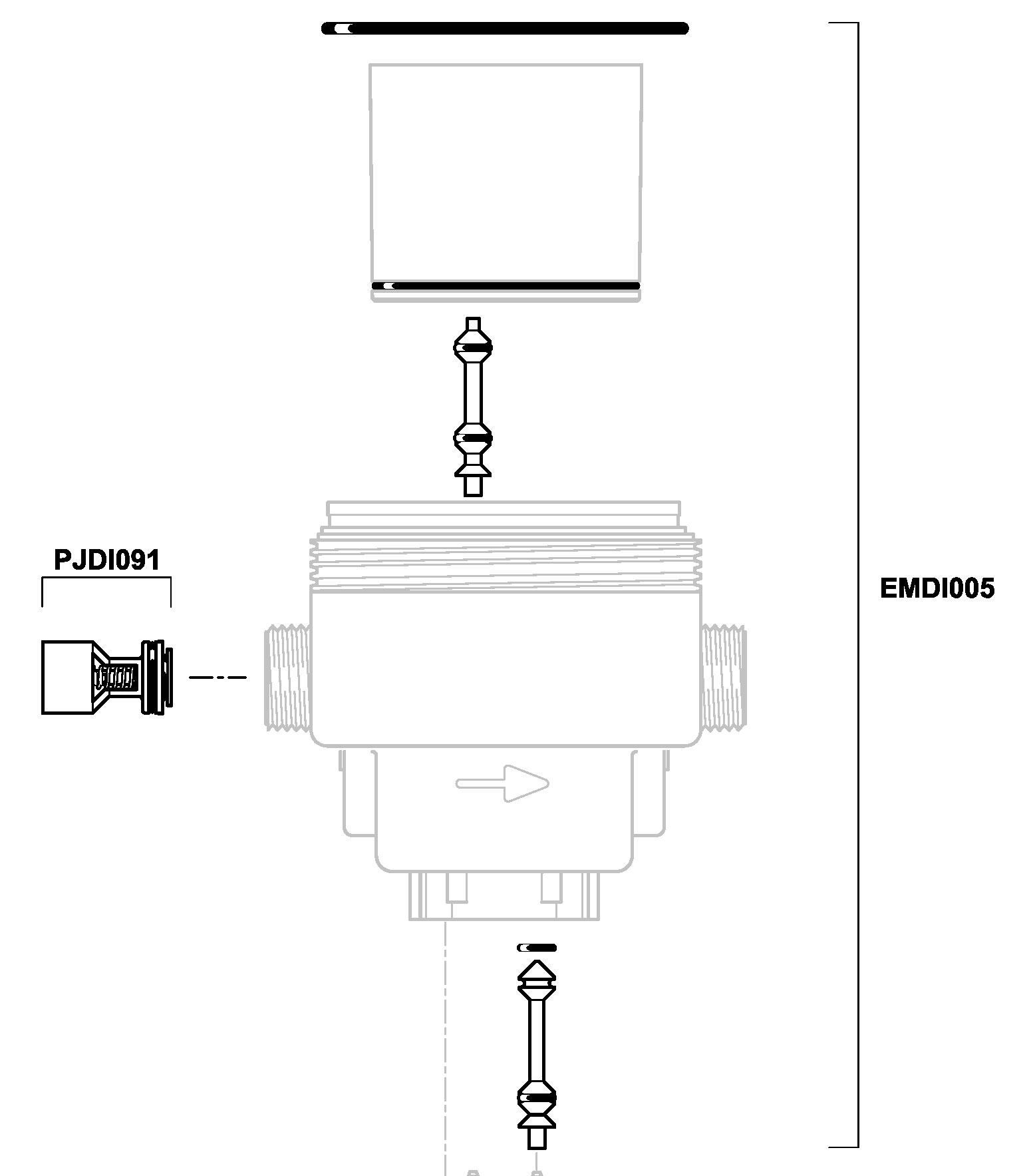 EMDI005VF - seal kit metering adjustment and safety valve VF