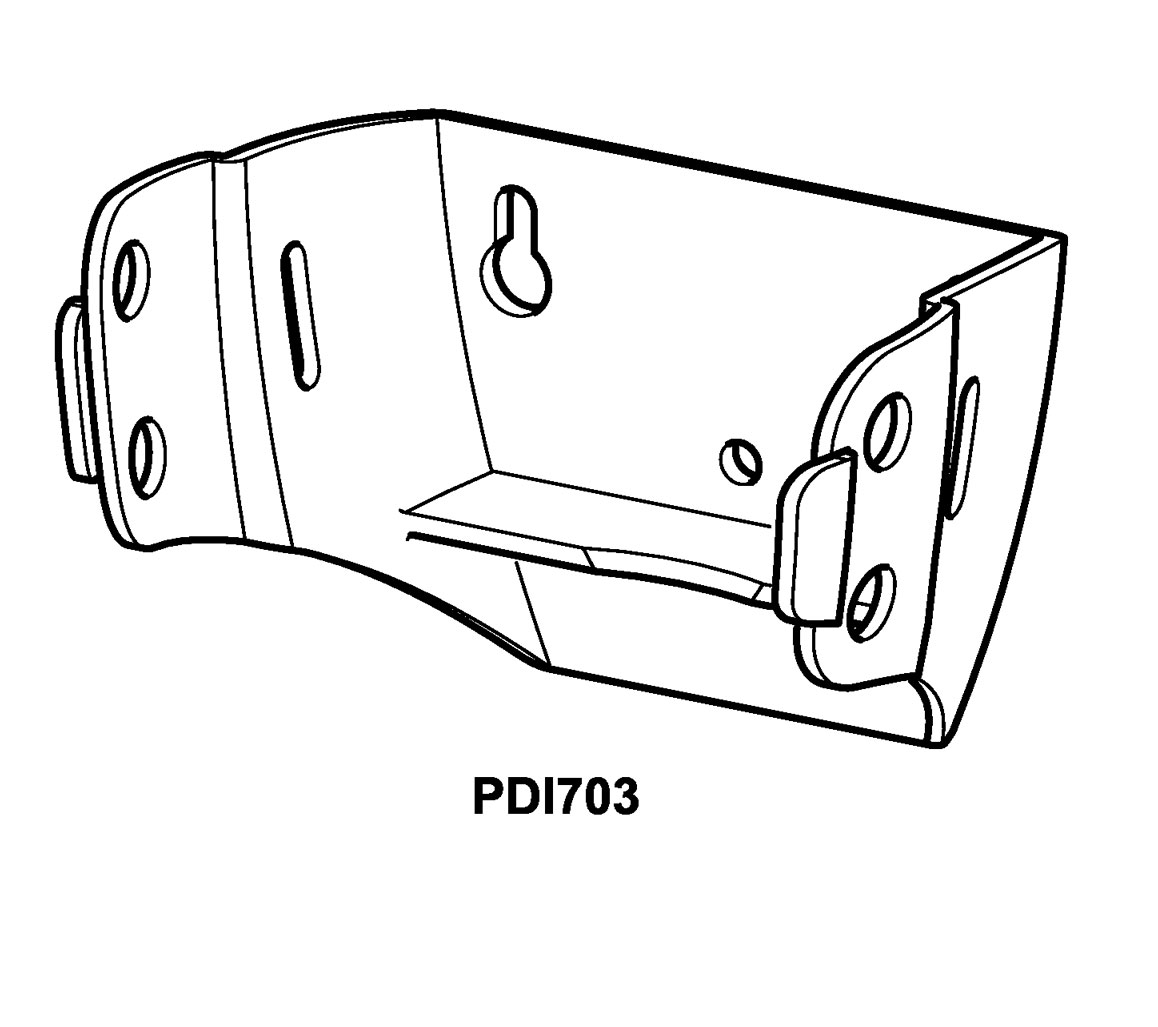 PDI703 - wall bracket for Dosatron D3 series